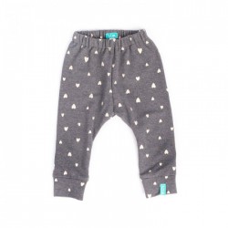 Hlačke Titot Carbon Hearts 6-9m